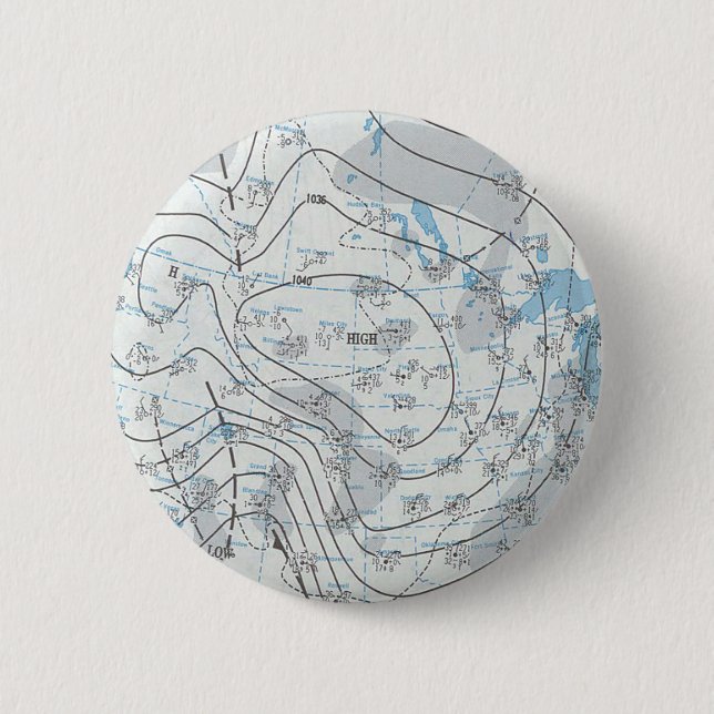 National Weather Map Button (Vorderseite)