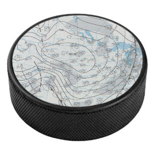 National Weather Map Eishockey Puck