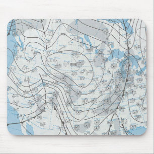 National Weather Map Mousepad