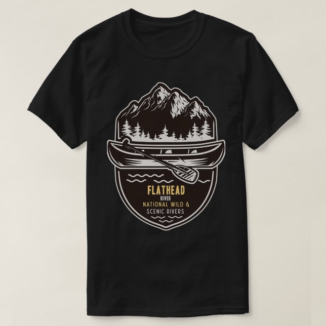 National Wild und Landschaftlicher Fluss 2 T-Shirt (Design vorne)