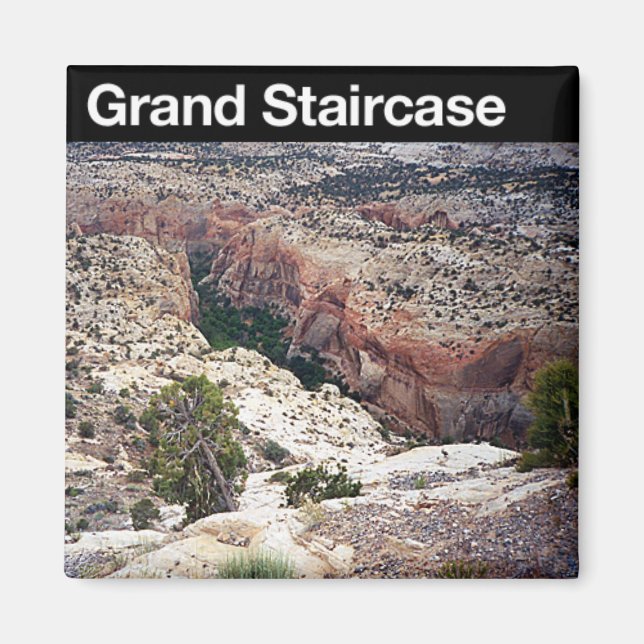 Nationaldenkmal der Großen Treppe Escalante Magnet (Vorne)