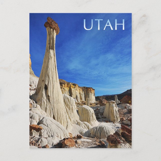 Nationaldenkmal der Großen Treppe Escalante, Utah Postkarte (Vorderseite)