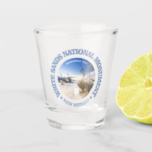 Nationaldenkmal der weißen Sands Schnapsglas