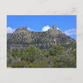 Nationaldenkmal des Chimney Rock, Colorado Postkarte