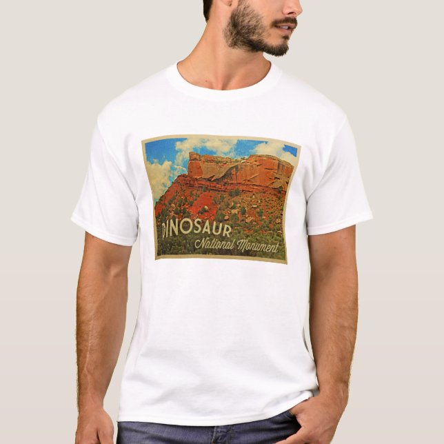 Nationaldenkmal Dinosaur T-Shirt (Vorderseite)