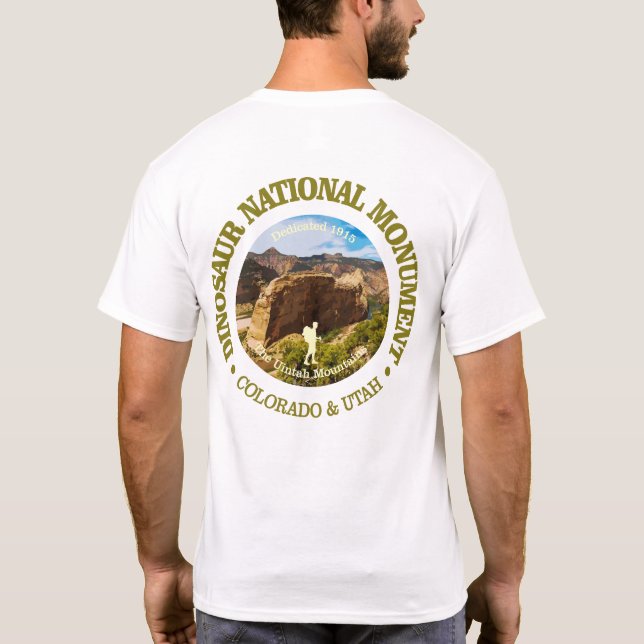 Nationaldenkmal Dinosaurier (NM) T-Shirt (Rückseite)