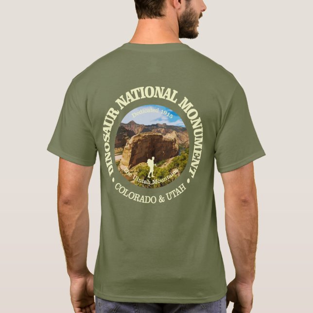 Nationaldenkmal Dinosaurier (NM) T-Shirt (Rückseite)