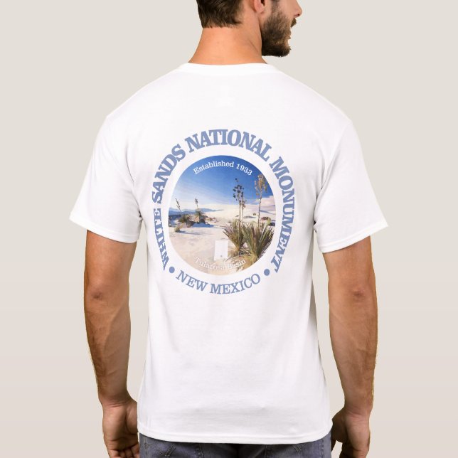 Nationaldenkmal für Weißsand T-Shirt (Rückseite)