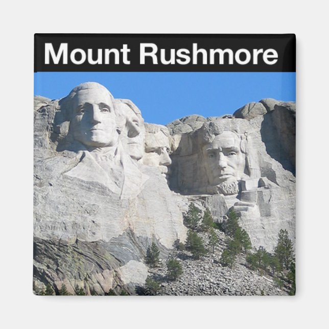 Nationaldenkmal Mount Rushmore Magnet (Vorne)