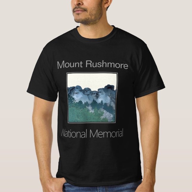 Nationaldenkmal Mount Rushmore T-Shirt (Vorderseite)