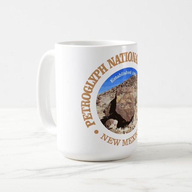 Nationaldenkmal Petroglyph Kaffeetasse (Vorderseite Links)