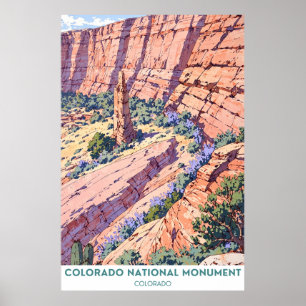 Nationaldenkmal von Colorado Poster