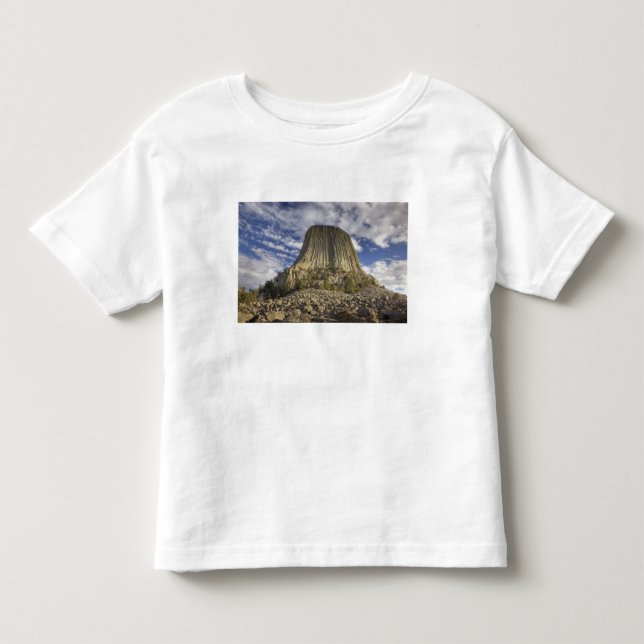 Nationaldenkmal von Devils Tower Kleinkind T-shirt (Vorderseite)