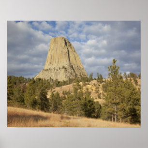 Nationaldenkmal von Devils Tower Poster