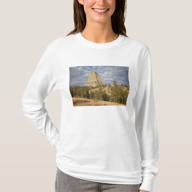 Nationaldenkmal von Devils Tower T-Shirt (Vorderseite)
