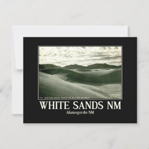 Nationaldenkmal "White Sands", Vintag Inspiriert Postkarte