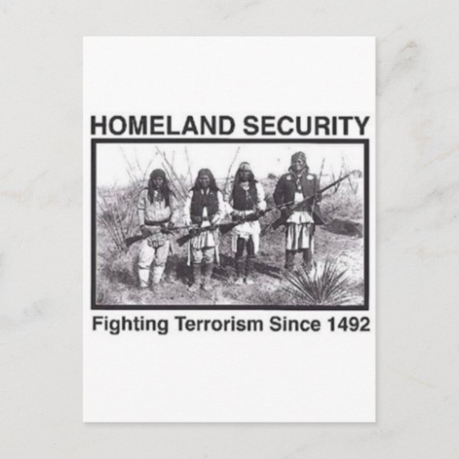 Nationale amerikanische Heimat Security-T - Shirt Postkarte (Vorderseite)