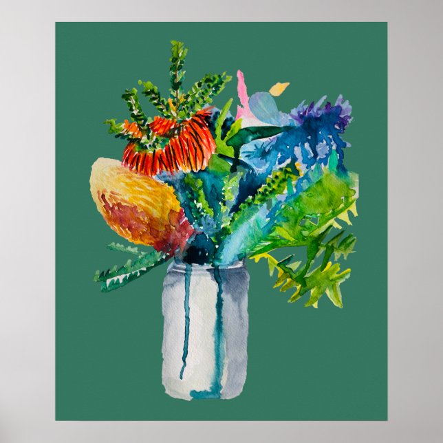 Nationale australische Blume Poster (Vorne)