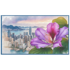 Nationale Blume Bauhinia (Hongkong) | groß Tischdecke