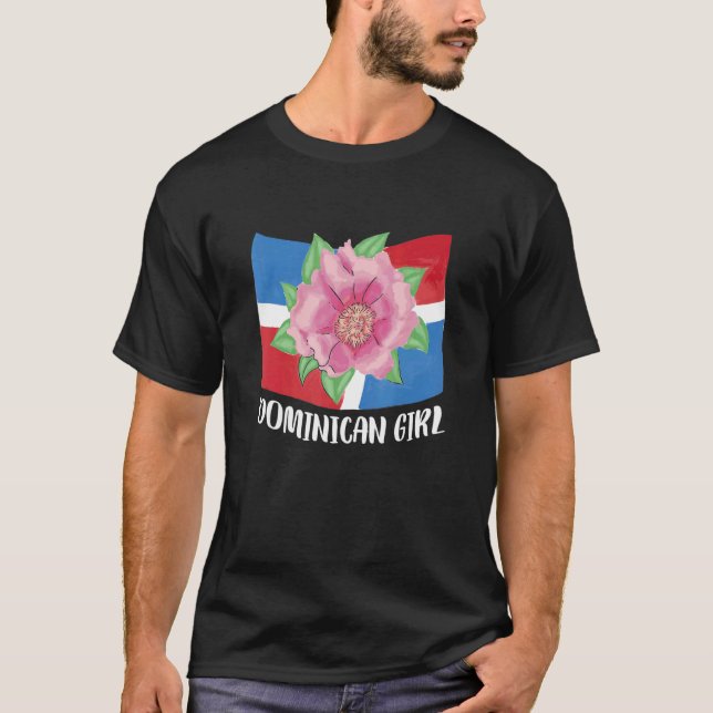 Nationale Blume der Dominikanischen Republik Bayah T-Shirt (Vorderseite)