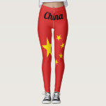 Nationale China-Flagge anpassen Leggings<br><div class="desc">Passen Sie den Stil der nationalen China-Flagge für Sie an.</div>
