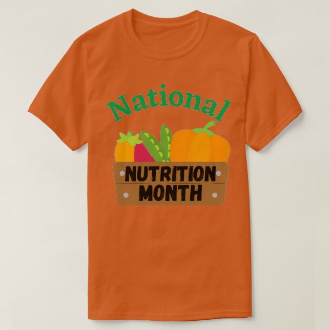 NATIONALE ERNÄHRUNGSMONAT 13 T-Shirt (Design vorne)