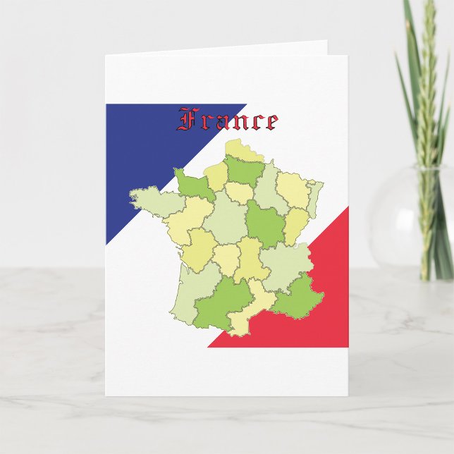 Nationale Farben und Landkarte Frankreichs Karte (Von Creator hochgeladen)