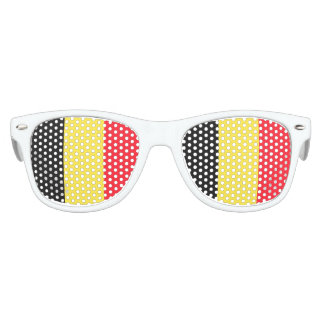 Nationale Flagge Belgiens Sonnenbrille
