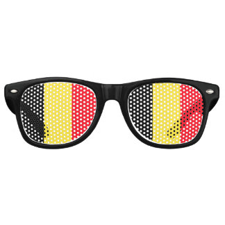 Nationale Flagge Belgiens Sonnenbrille