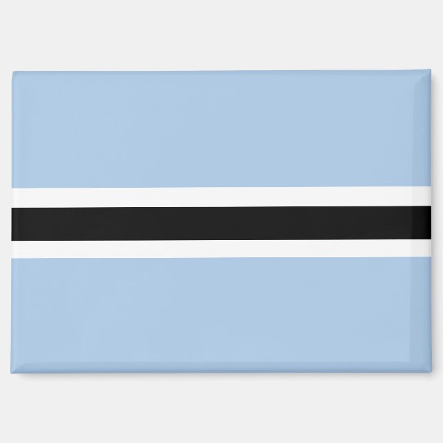 Nationale Flagge Botswanas Rektangle-Magnet Magnet (Vorderseite)