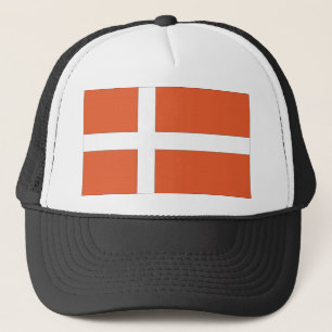 Nationale Flagge Dänemarks Truckerkappe