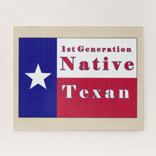 Nationale Flagge der ersten Generation für Texan