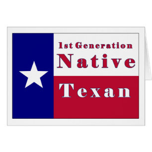 Nationale Flagge der ersten Generation für Texan