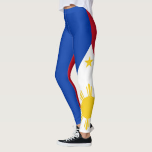 Nationale Flagge der Philippinen Leggings
