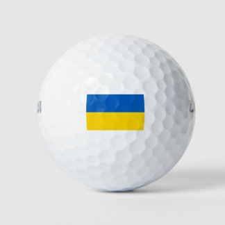 Nationale Flagge der Ukraine / к а їра Golfball