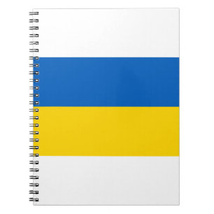 Nationale Flagge der Ukraine / к а їра Notizblock