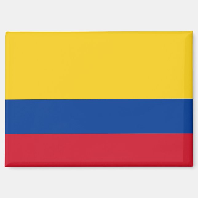 Nationale Flagge des kolumbianischen Rektangle-Mag Magnet (Vorderseite)