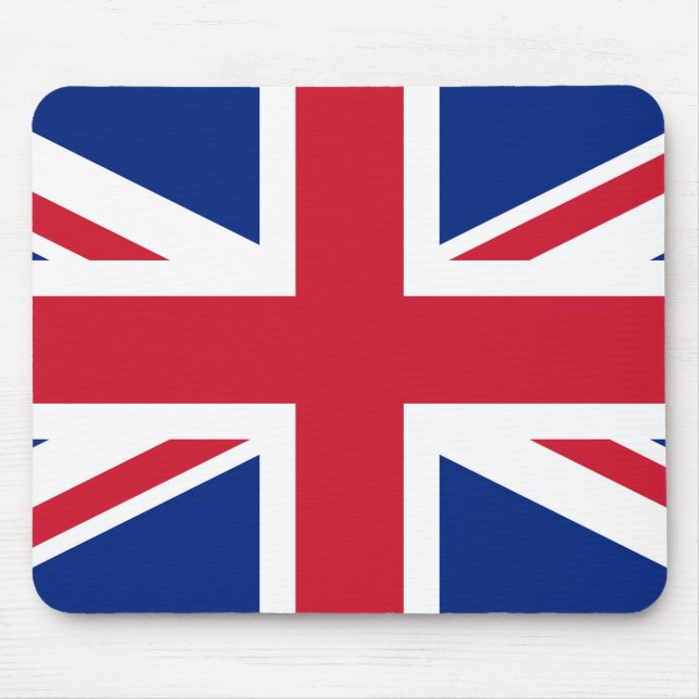 Nationale Flagge des Vereinigten Königreichs Mousepad (Vorne)