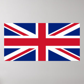 Nationale Flagge des Vereinigten Königreichs Poster
