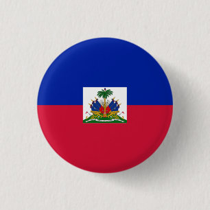 Nationale Flagge Haitis Button