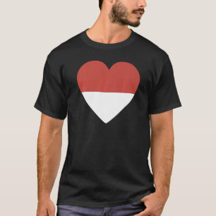 Nationale Flagge Indonesiens Andenken für Männer F T-Shirt