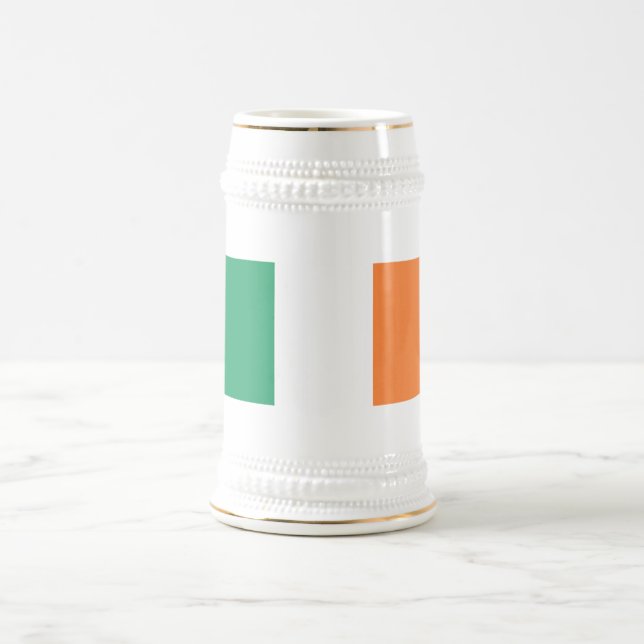 Nationale Flagge Irlands, irischer Standard, Banne Bierglas (Mittel)