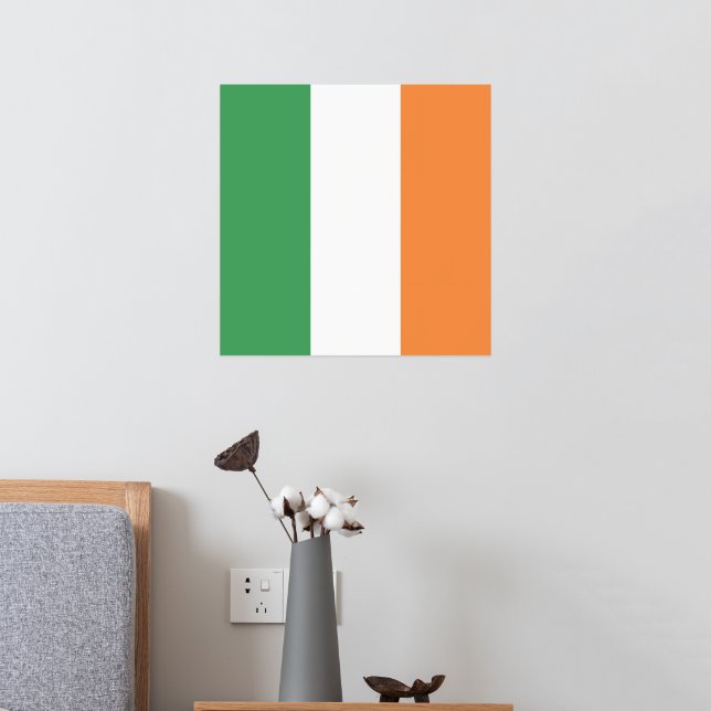 Nationale Flagge Irlands, irischer Standard, Banne Foliendrucke (In Situ (Schlafzimmer 2))