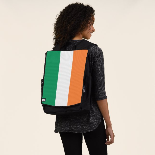 Nationale Flagge Irlands, irischer Standard, Banne Rucksack (Ausgewaschen)