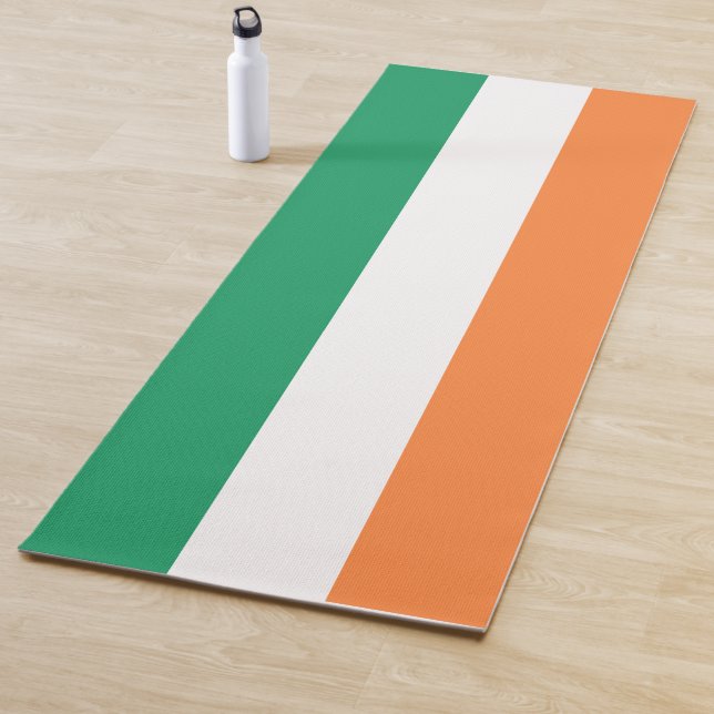 Nationale Flagge Irlands, irischer Standard, Banne Yogamatte (Beispiel)