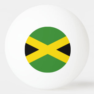 Nationale Flagge Jamaikas Tischtennisball
