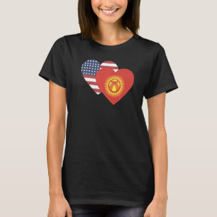 Nationale Flagge Kirgisistans Andenken für Männer  T-Shirt