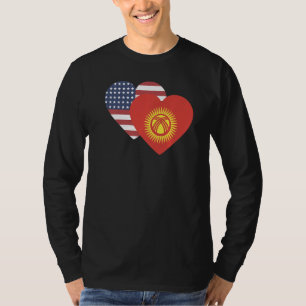 Nationale Flagge Kirgisistans Andenken für Männer  T-Shirt