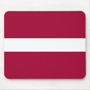 Nationale Flagge Lettlands Mousepad