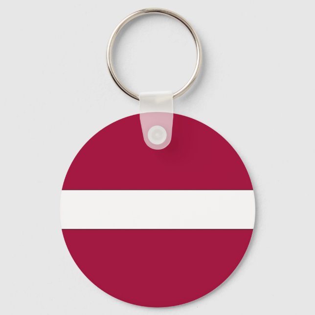 Nationale Flagge Lettlands Schlüsselanhänger (Vorderseite)